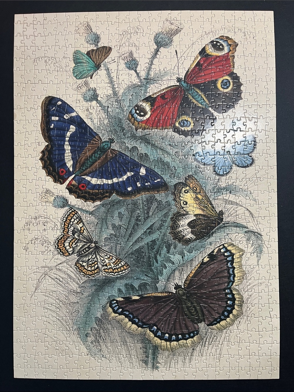 John Derian Dancing Butterflies 750 Pc Puzzle Complete Verified